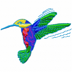 Parrots Embroidery Design 11